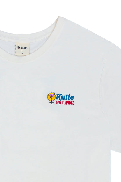 T-SHIRT FLAMINGO OFF WHITE