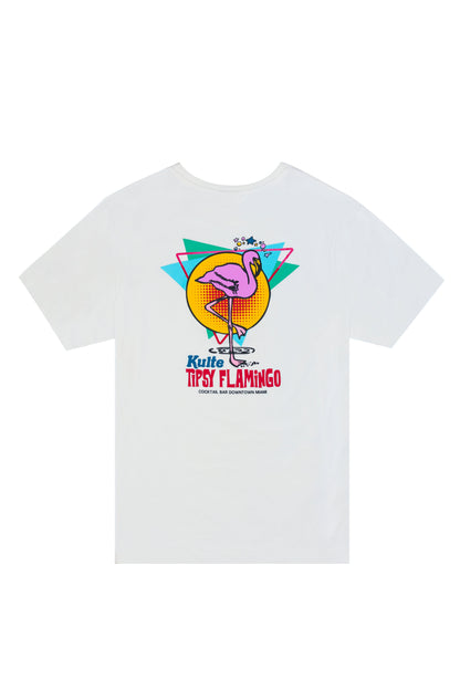 T-SHIRT FLAMINGO OFF WHITE