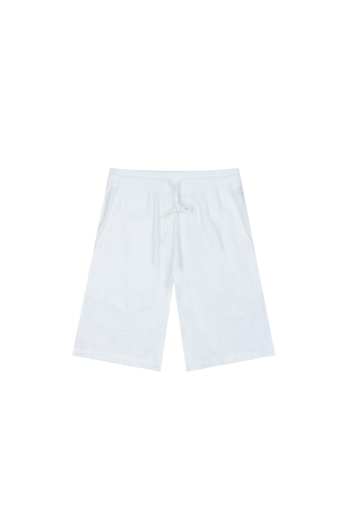 OFF WHITE LIN SHORTS