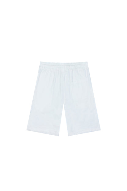 OFF WHITE LIN SHORTS