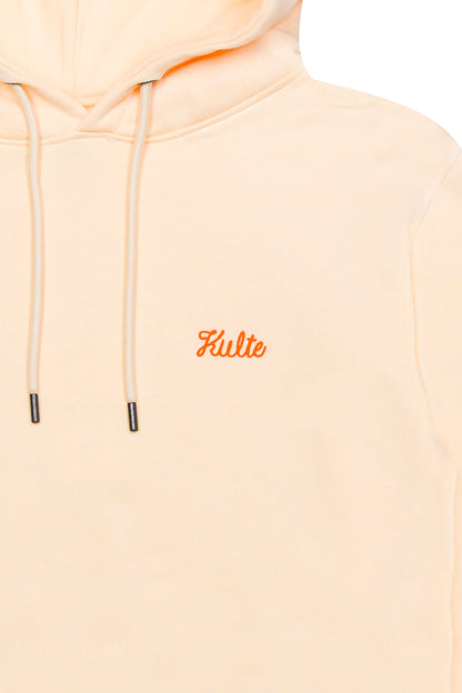 PEACH SCRIPT HOODIE