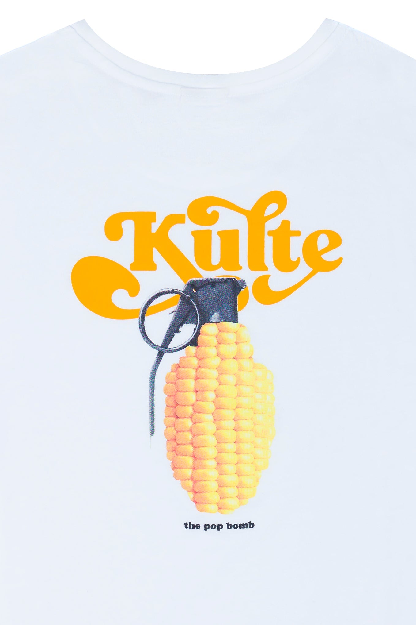 T-SHIRT POPCORN BLANC