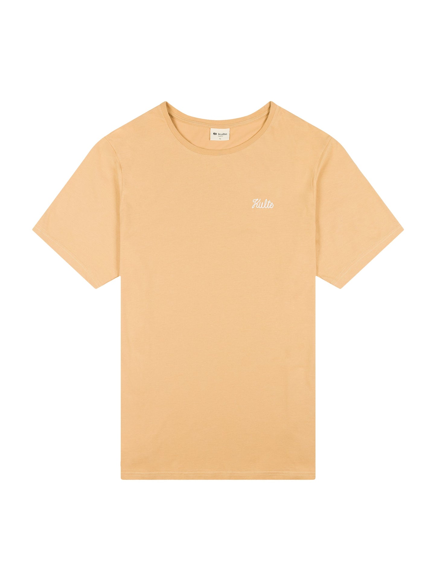 BEIGE SCRIPT T-SHIRT