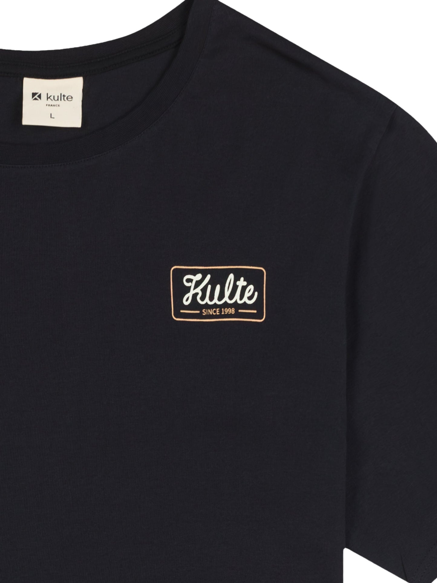 TEE SHIRT STAMPED BLACK