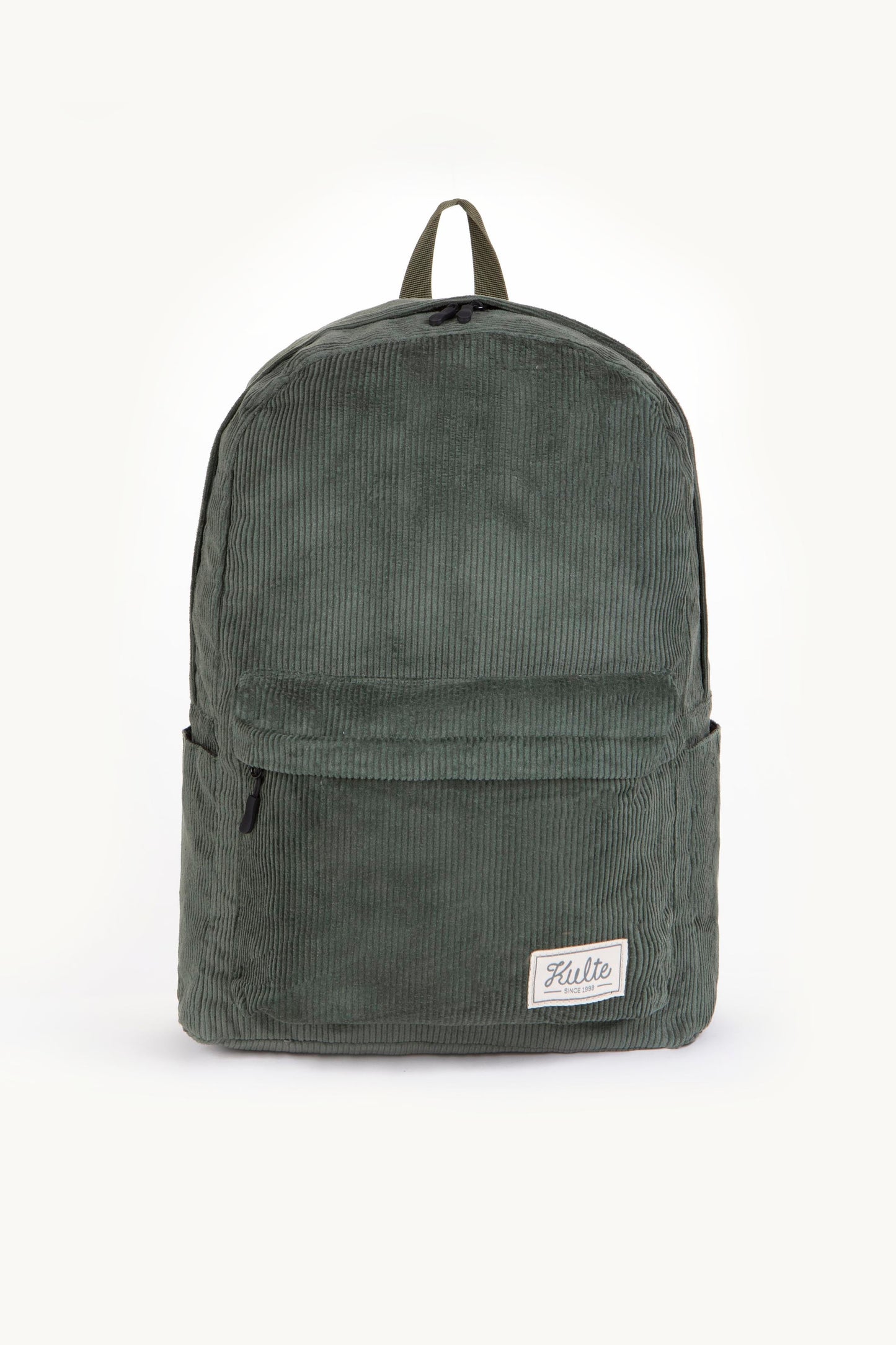 KHAKI VELVET BACKPACK
