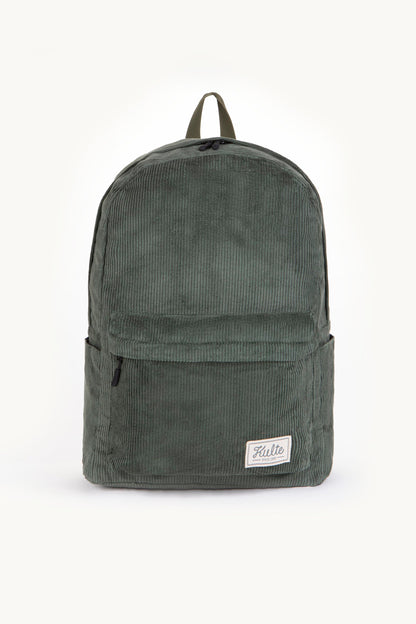 KHAKI VELVET BACKPACK