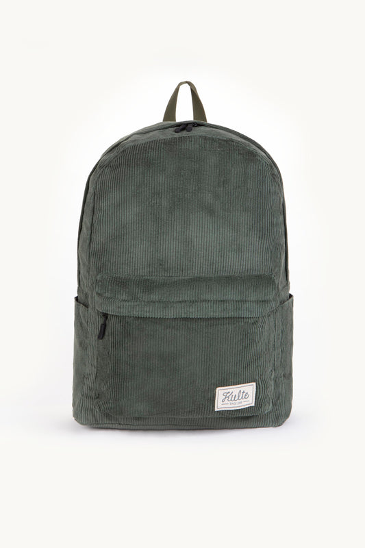 KHAKI VELVET BACKPACK