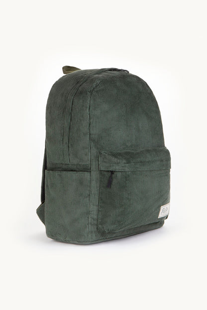 KHAKI VELVET BACKPACK