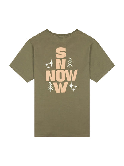 TEE SHIRT SNOW KAKI