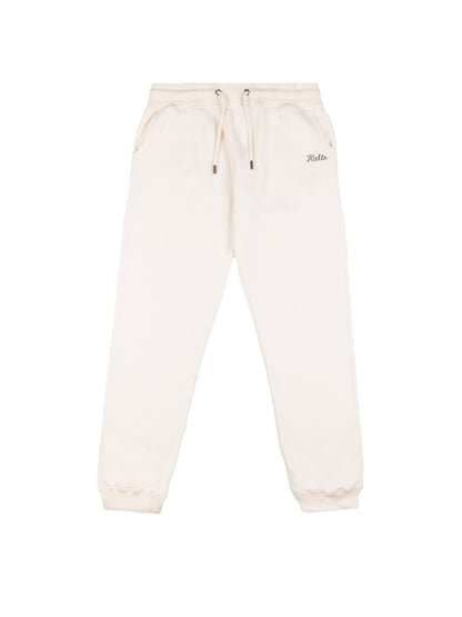 JOG PANT SCRIPT OFF WHITE