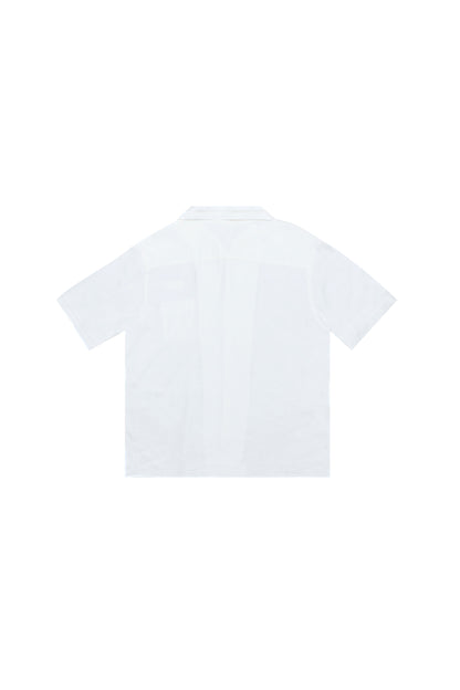 CHEMISE MANCHES COURTES LIN OFF WHITE