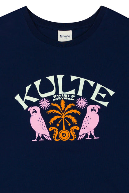 COCO PALM NAVY BLUE T-SHIRT