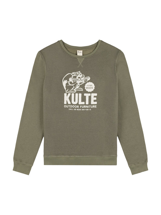 KHAKI CASTOR SWEATSHIRT