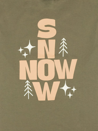 TEE SHIRT SNOW KAKI