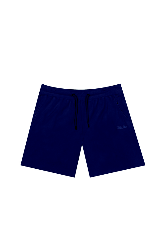 NAVY BLUE TERRY JOG SHORTS