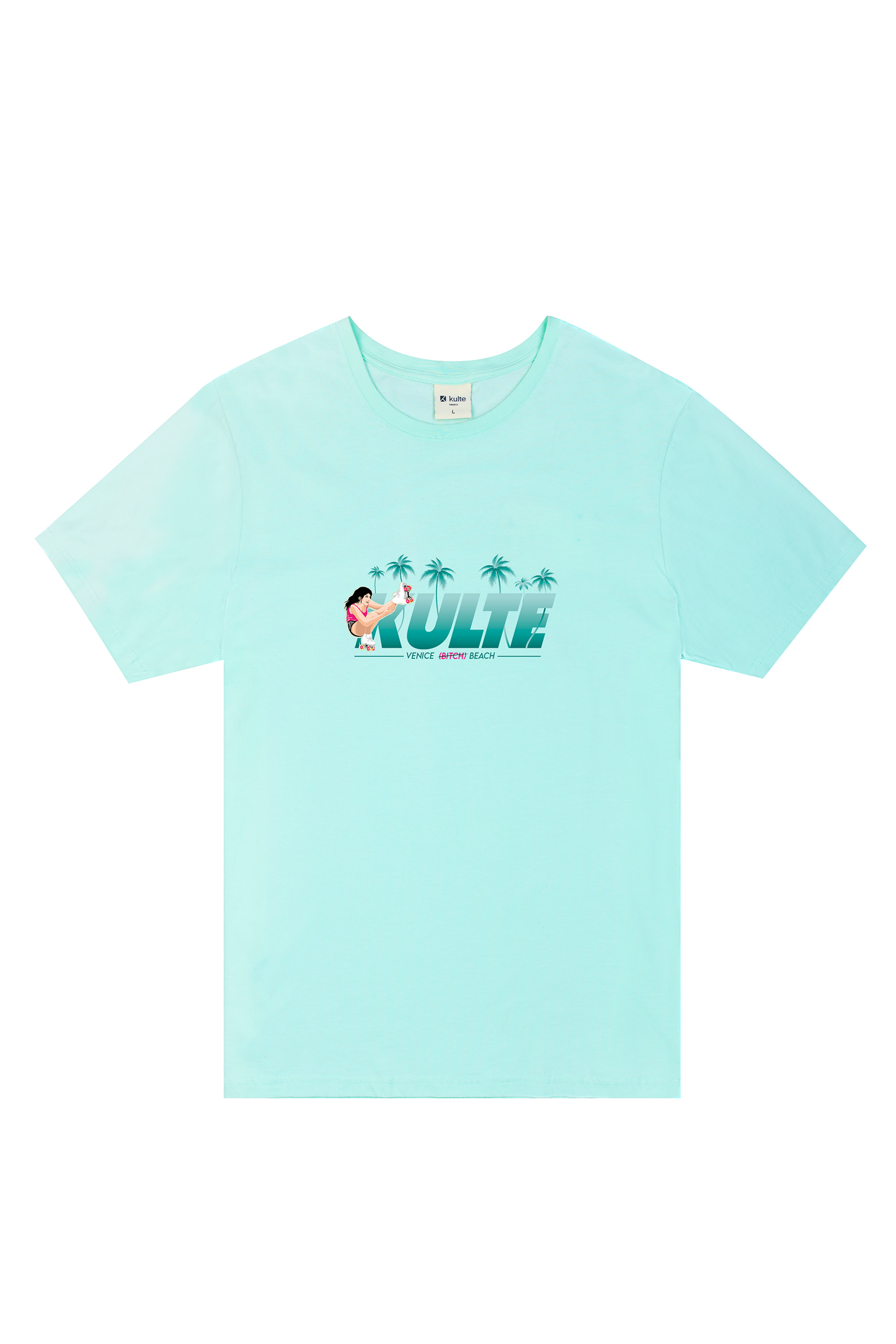 T-SHIRT ROLLING BEACH MINT