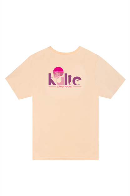 SUN PEACH TYPO T-SHIRT